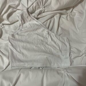 SHEIN White Youth Top